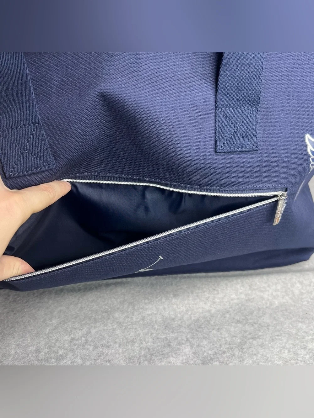 POLO Ralph Lauren Fragrances Navy Blue Weekender Gym Duffle Travel Bag Pony NEW